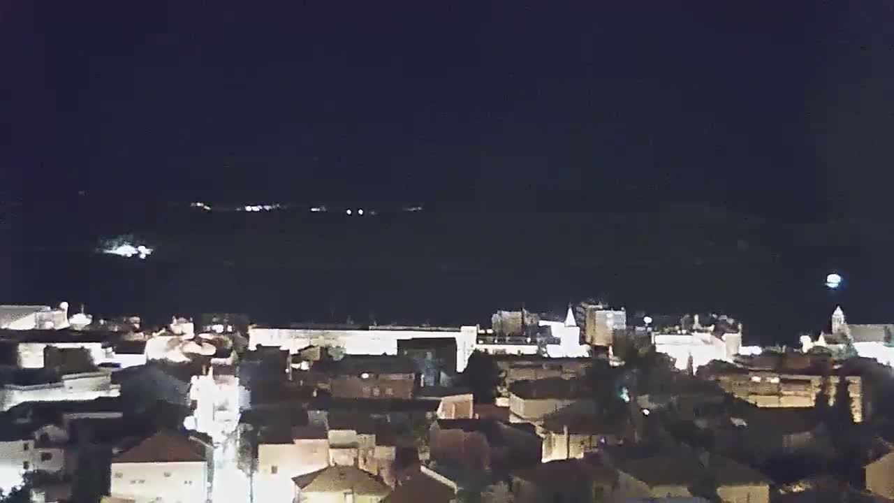 Šibenik City & Adriatic Dalmatia Coast Skyline Live Cam - Sibenik, Šibenik-Knin, Dalmatia, Croatia