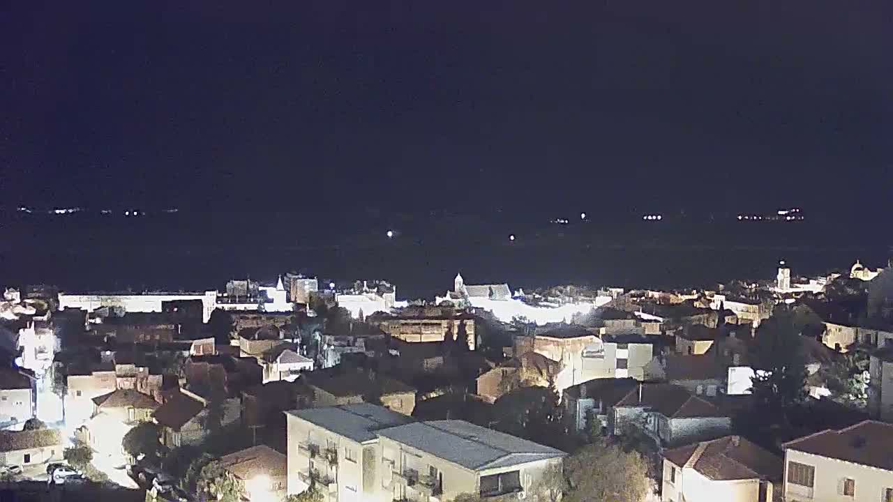 Šibenik City & Adriatic Dalmatia Coast Skyline Live Cam - Sibenik, Šibenik-Knin, Dalmatia, Croatia