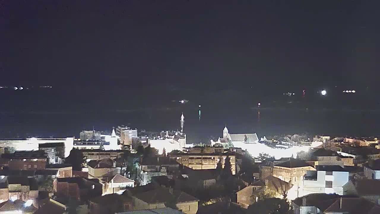Šibenik City & Adriatic Dalmatia Coast Skyline Live Cam - Sibenik, Šibenik-Knin, Dalmatia, Croatia