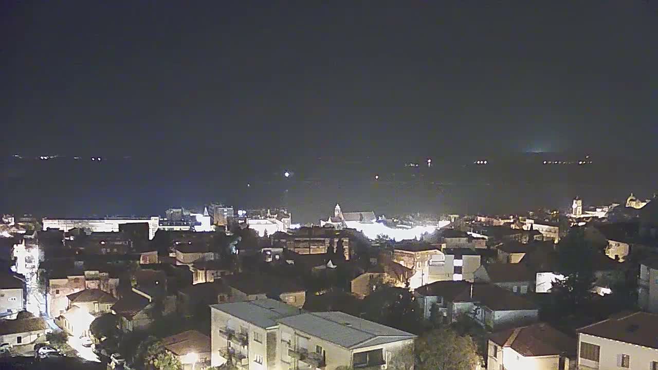 Šibenik City & Adriatic Dalmatia Coast Skyline Live Cam - Sibenik, Šibenik-Knin, Dalmatia, Croatia