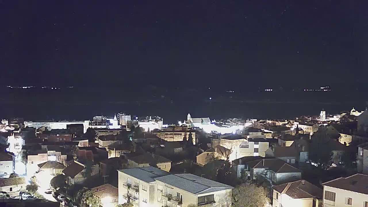 Šibenik City & Adriatic Dalmatia Coast Skyline Live Cam - Sibenik, Šibenik-Knin, Dalmatia, Croatia