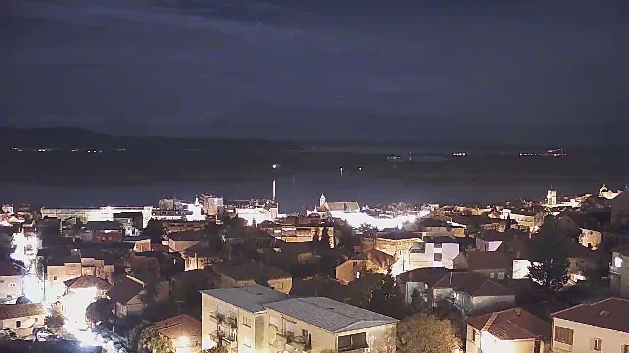 Šibenik City & Adriatic Dalmatia Coast Skyline Live Cam - Sibenik, Šibenik-Knin, Dalmatia, Croatia