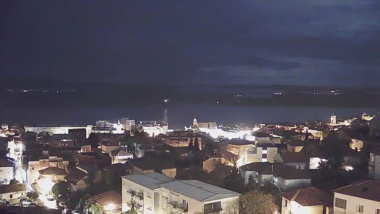 Šibenik City & Adriatic Dalmatia Coast Skyline Live Cam - Sibenik, Šibenik-Knin, Dalmatia, Croatia