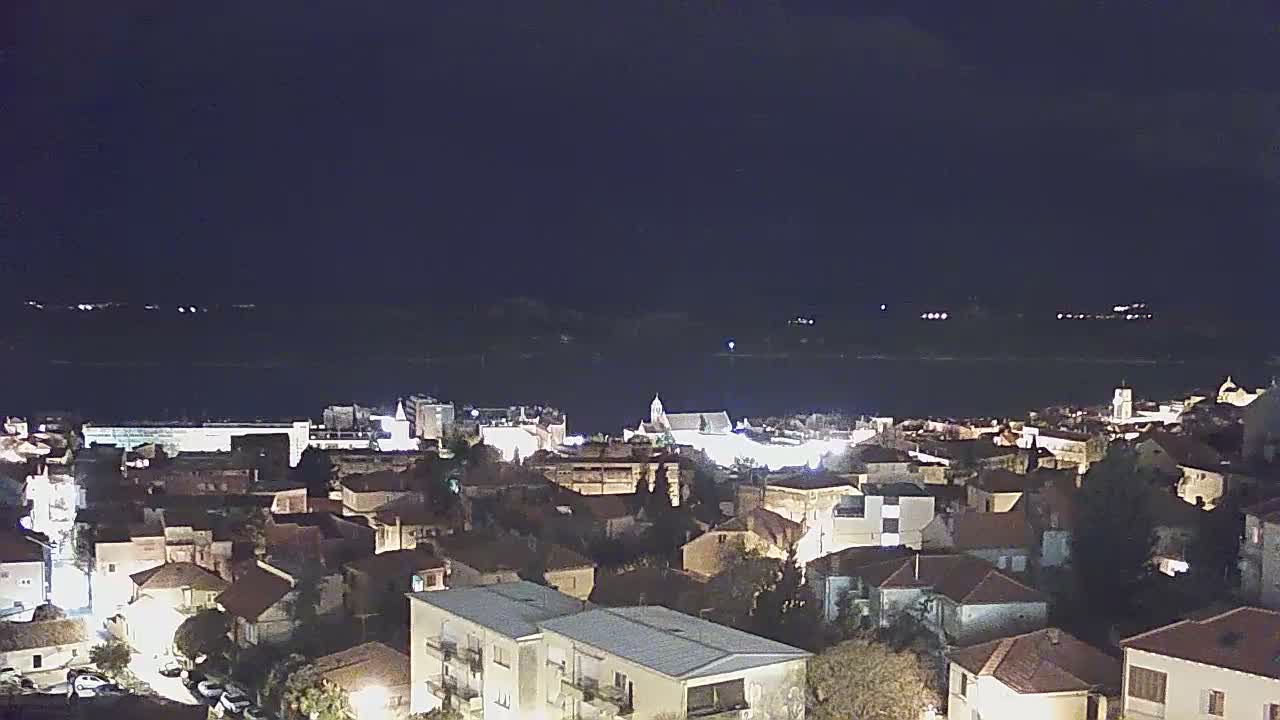 Šibenik City & Adriatic Dalmatia Coast Skyline Live Cam - Sibenik, Šibenik-Knin, Dalmatia, Croatia