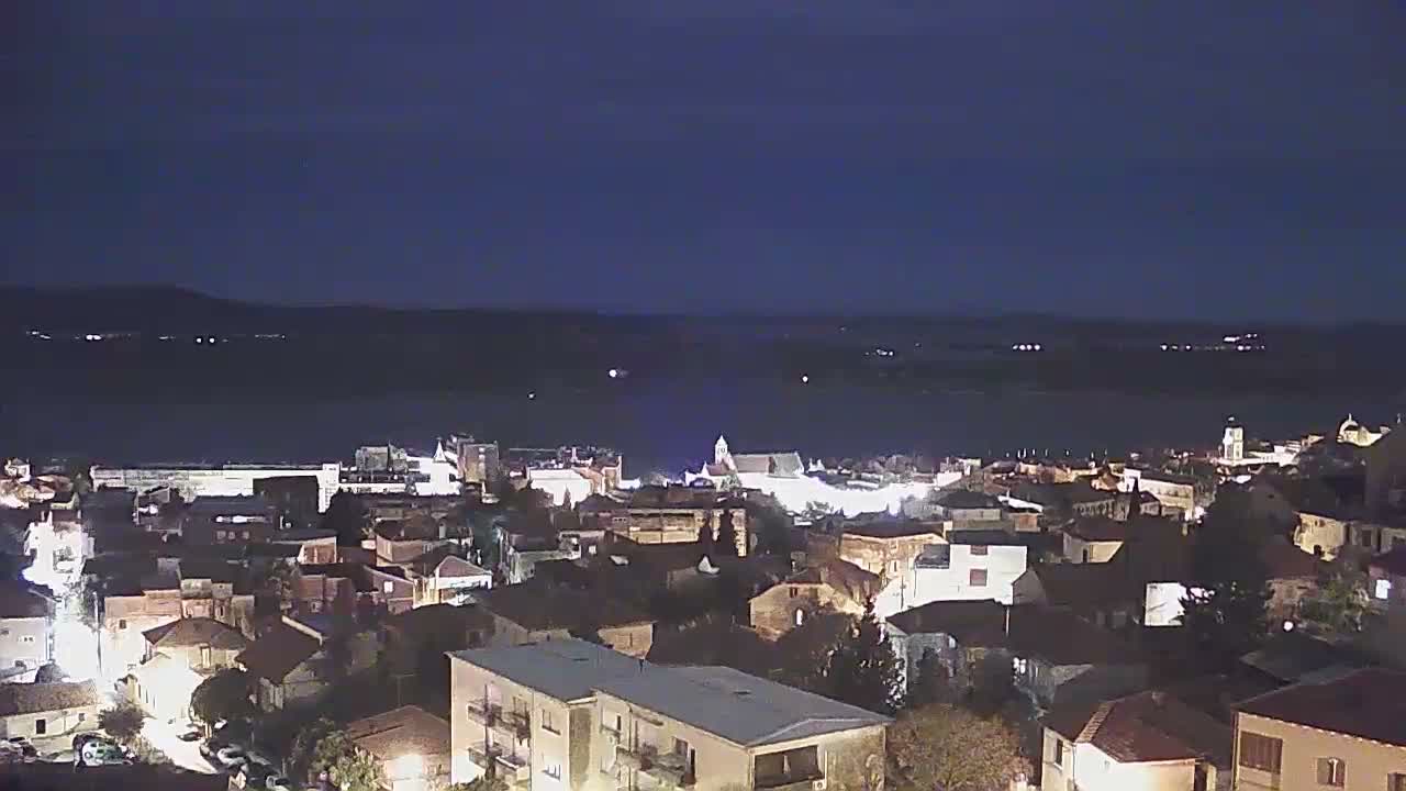 Šibenik City & Adriatic Dalmatia Coast Skyline Live Cam - Sibenik, Šibenik-Knin, Dalmatia, Croatia