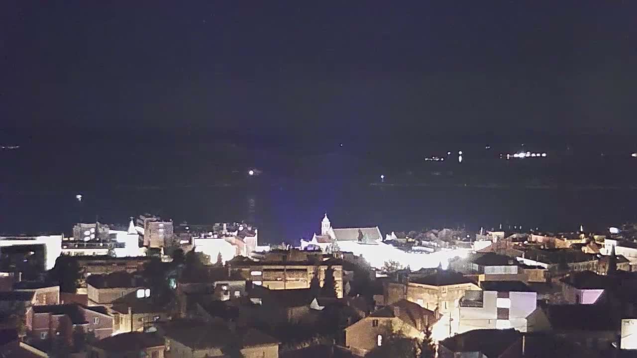 Šibenik City & Adriatic Dalmatia Coast Skyline Live Cam - Sibenik, Šibenik-Knin, Dalmatia, Croatia