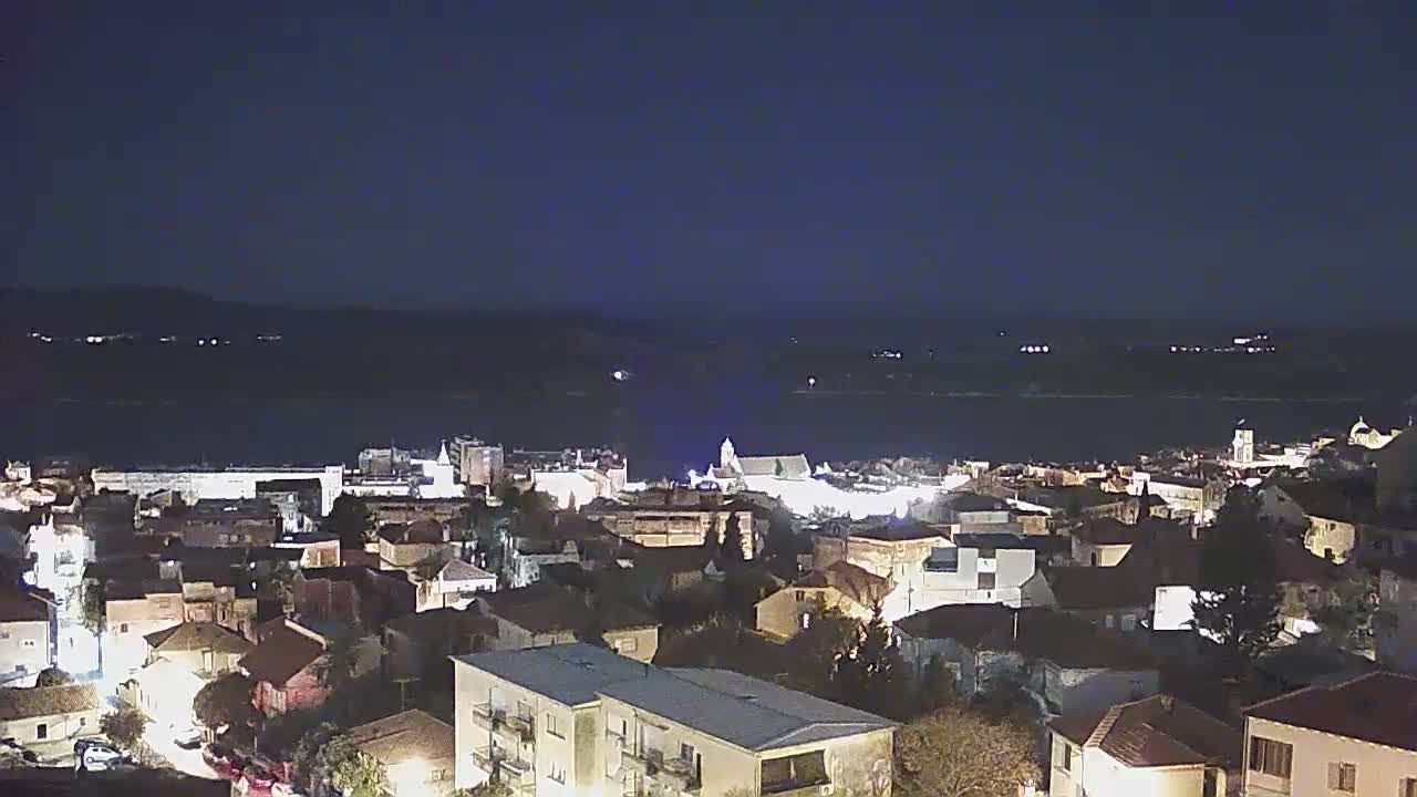 Šibenik City & Adriatic Dalmatia Coast Skyline Live Cam - Sibenik, Šibenik-Knin, Dalmatia, Croatia
