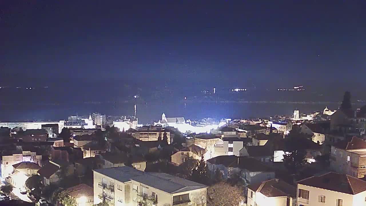 Šibenik City & Adriatic Dalmatia Coast Skyline Live Cam - Sibenik, Šibenik-Knin, Dalmatia, Croatia