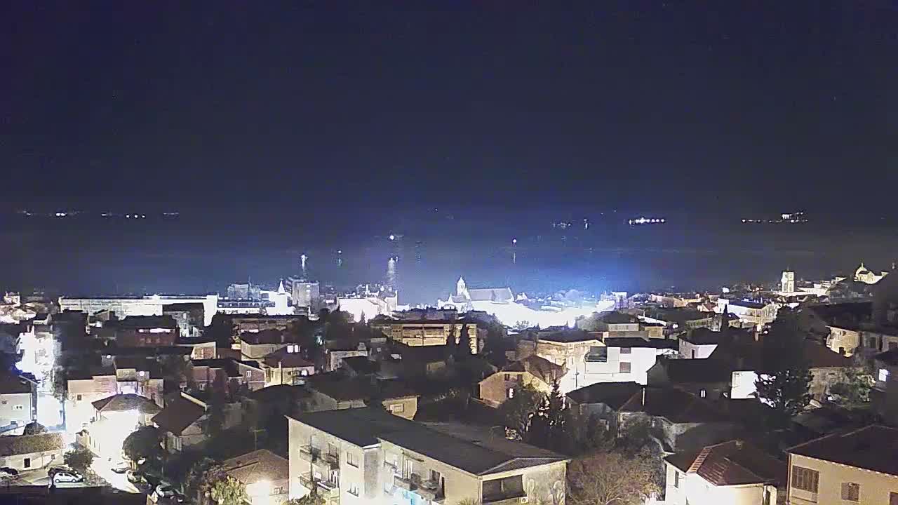 Šibenik City & Adriatic Dalmatia Coast Skyline Live Cam - Sibenik, Šibenik-Knin, Dalmatia, Croatia