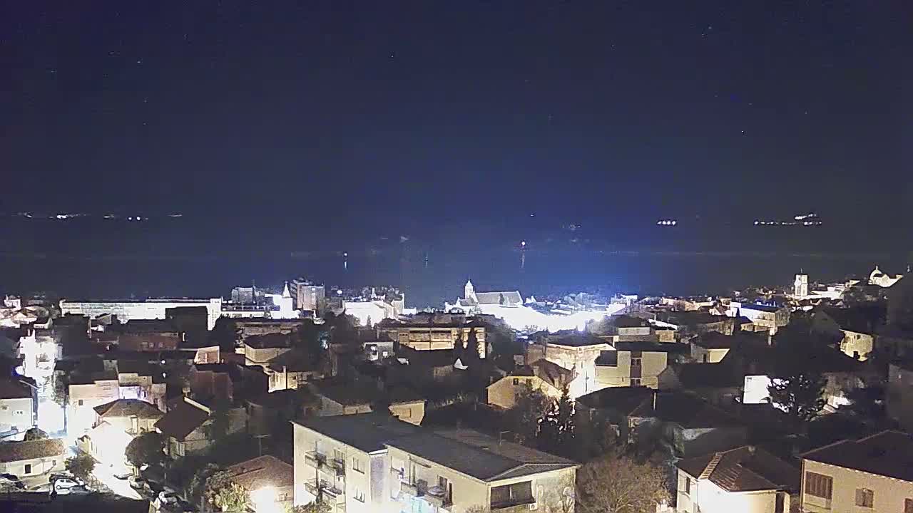 Šibenik City & Adriatic Dalmatia Coast Skyline Live Cam - Sibenik, Šibenik-Knin, Dalmatia, Croatia