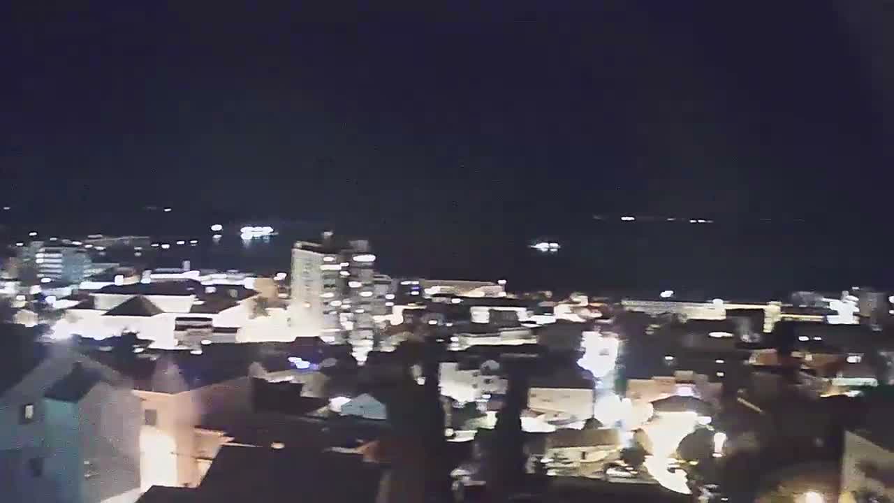 Šibenik City & Adriatic Dalmatia Coast Skyline Live Cam - Sibenik, Šibenik-Knin, Dalmatia, Croatia