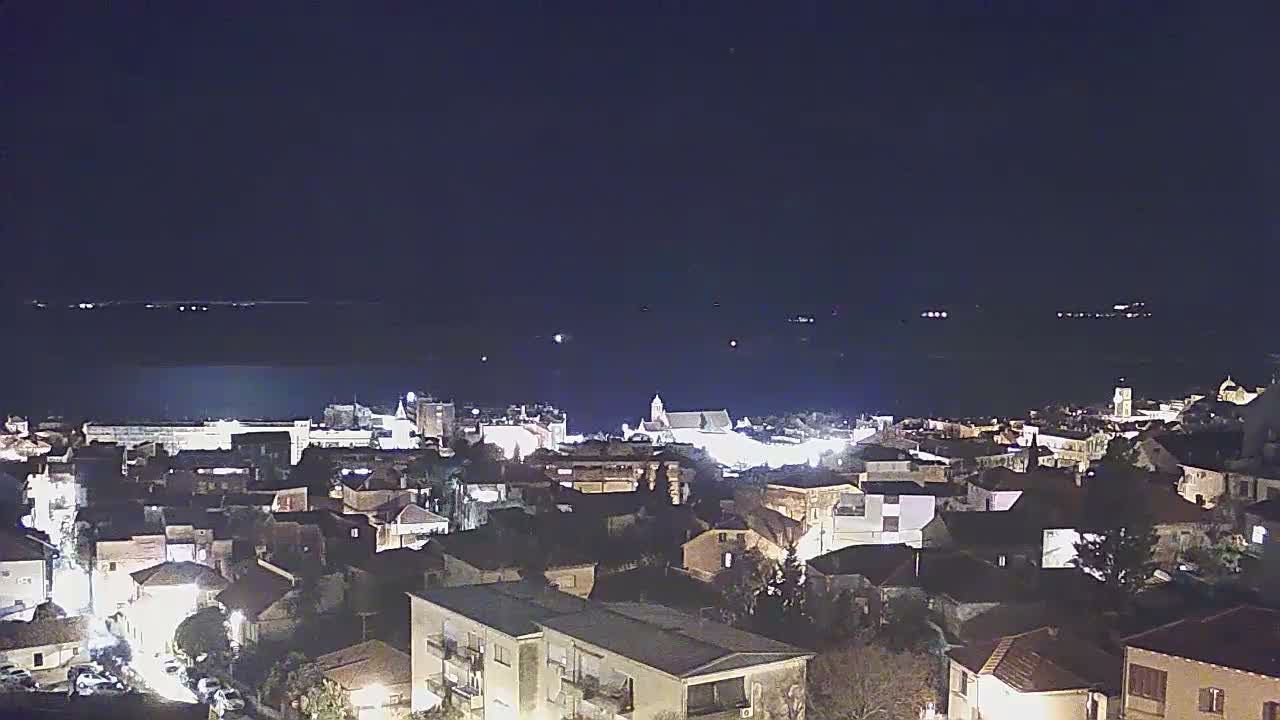 Šibenik City & Adriatic Dalmatia Coast Skyline Live Cam - Sibenik, Šibenik-Knin, Dalmatia, Croatia