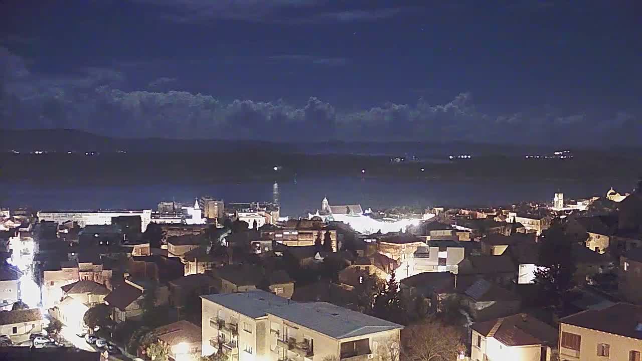 Šibenik City & Adriatic Dalmatia Coast Skyline Live Cam - Sibenik, Šibenik-Knin, Dalmatia, Croatia