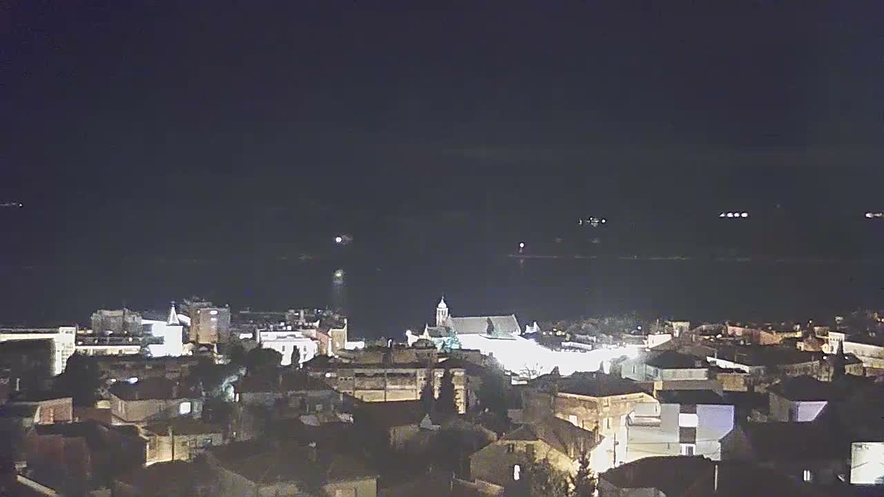 Šibenik City & Adriatic Dalmatia Coast Skyline Live Cam - Sibenik, Šibenik-Knin, Dalmatia, Croatia