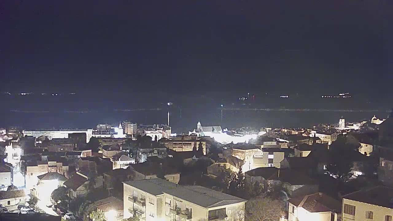 Šibenik City & Adriatic Dalmatia Coast Skyline Live Cam - Sibenik, Šibenik-Knin, Dalmatia, Croatia