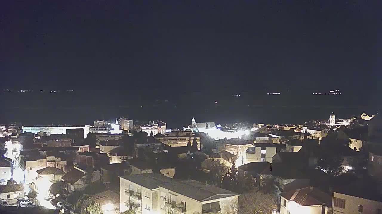 Šibenik City & Adriatic Dalmatia Coast Skyline Live Cam - Sibenik, Šibenik-Knin, Dalmatia, Croatia
