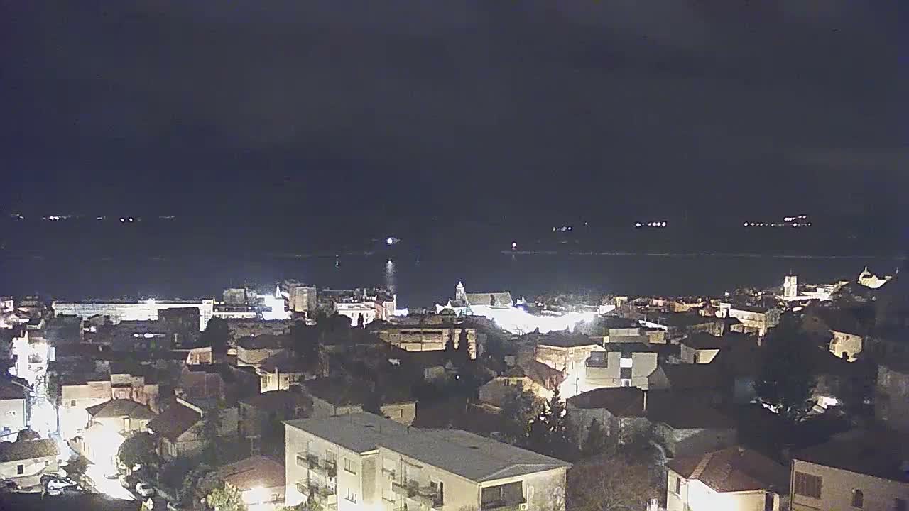 Šibenik City & Adriatic Dalmatia Coast Skyline Live Cam - Sibenik, Šibenik-Knin, Dalmatia, Croatia