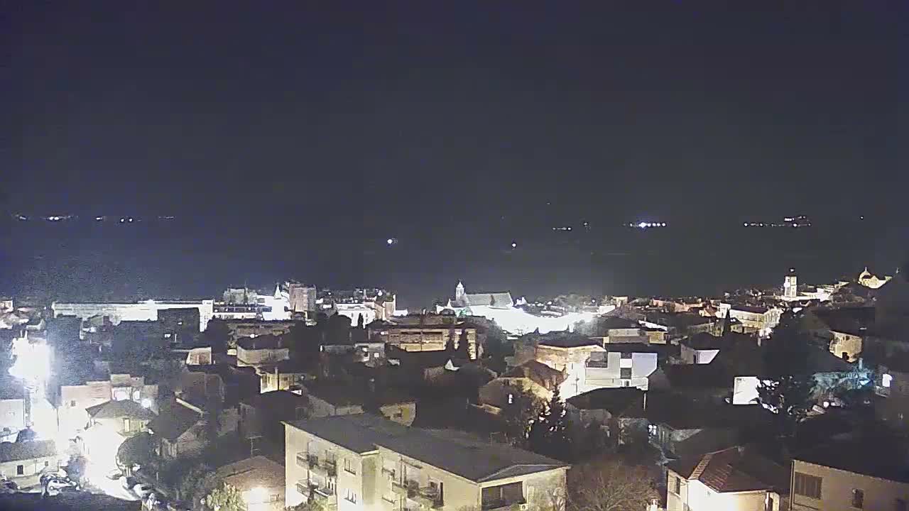 Šibenik City & Adriatic Dalmatia Coast Skyline Live Cam - Sibenik, Šibenik-Knin, Dalmatia, Croatia