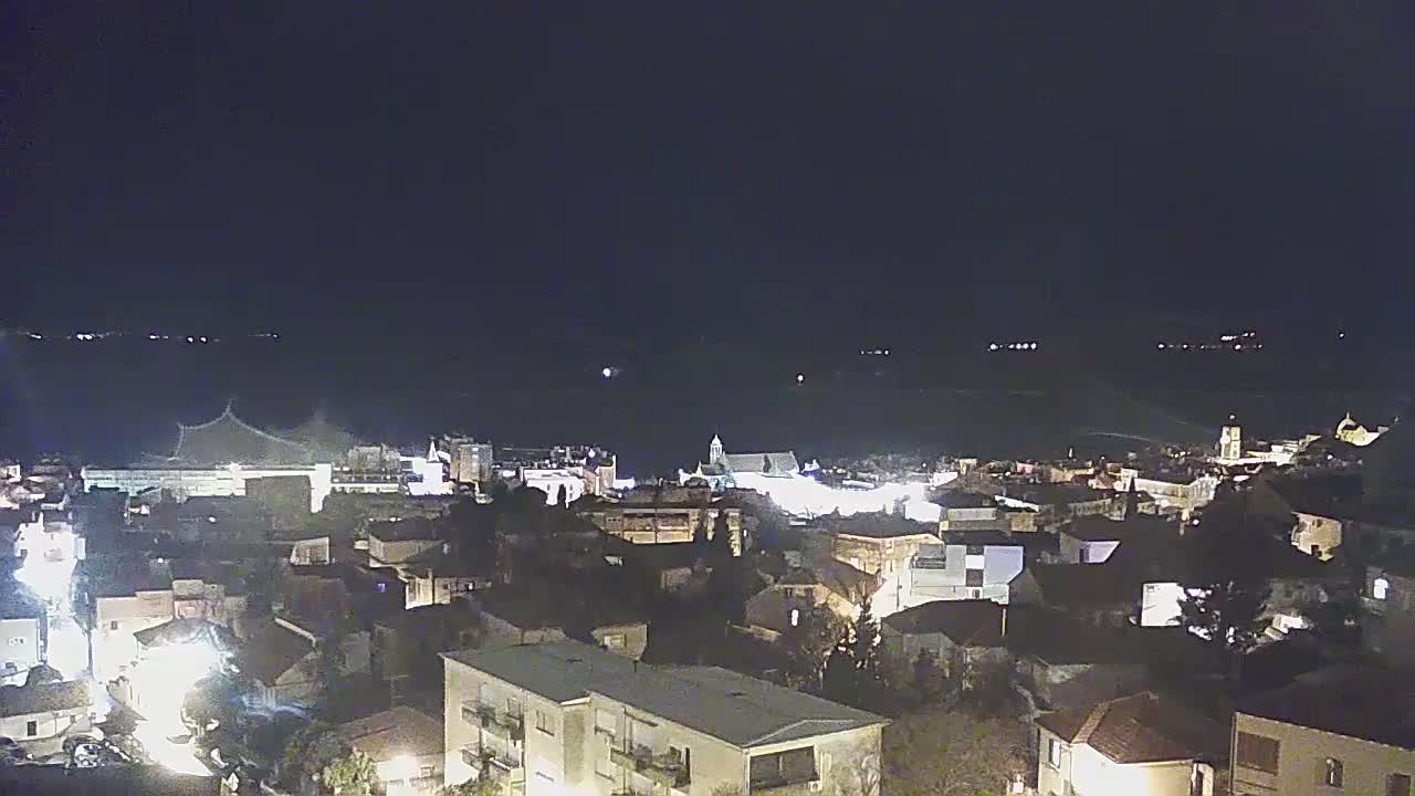 Šibenik City & Adriatic Dalmatia Coast Skyline Live Cam - Sibenik, Šibenik-Knin, Dalmatia, Croatia