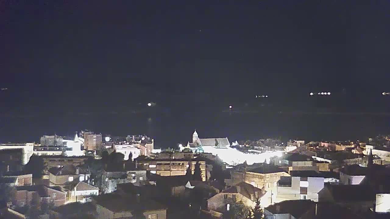 Šibenik City & Adriatic Dalmatia Coast Skyline Live Cam - Sibenik, Šibenik-Knin, Dalmatia, Croatia