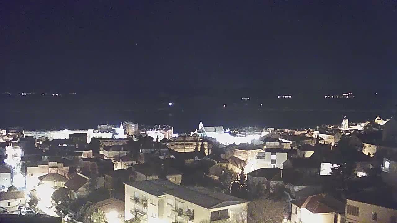 Šibenik City & Adriatic Dalmatia Coast Skyline Live Cam - Sibenik, Šibenik-Knin, Dalmatia, Croatia
