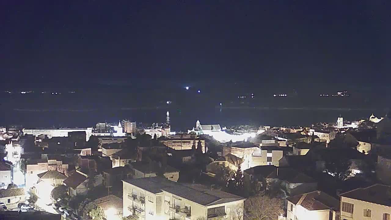 Šibenik City & Adriatic Dalmatia Coast Skyline Live Cam - Sibenik, Šibenik-Knin, Dalmatia, Croatia