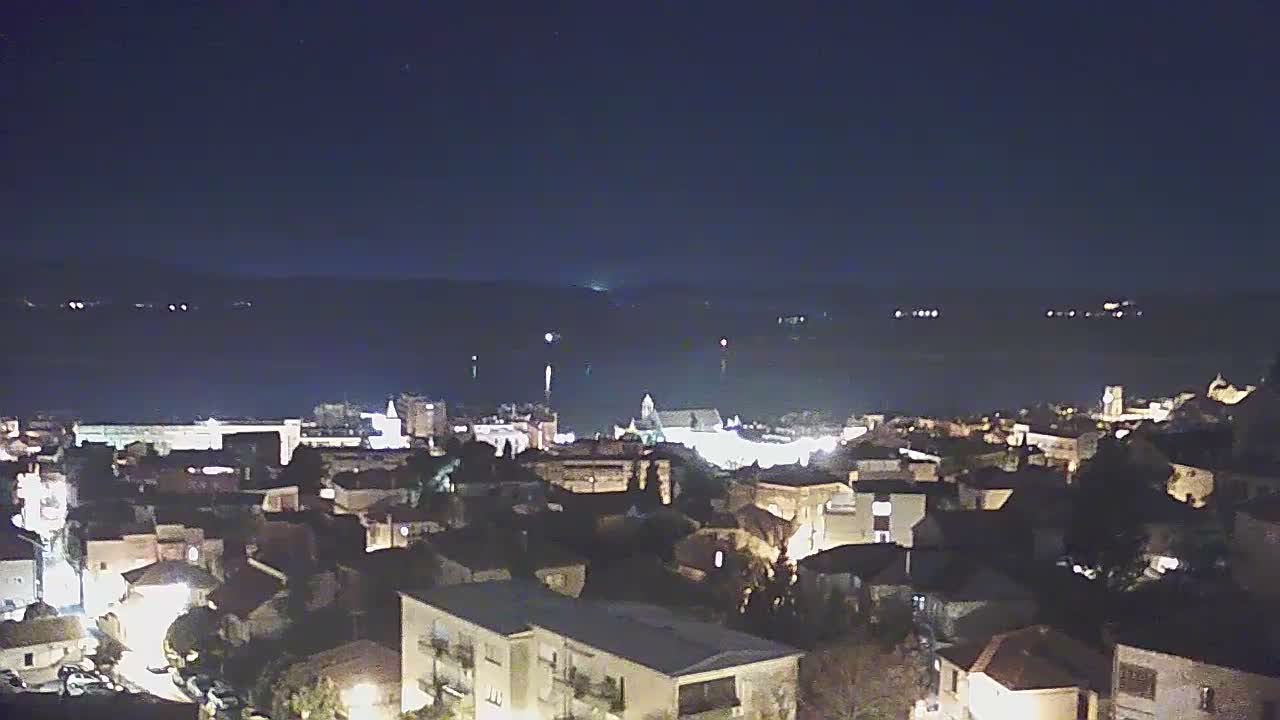Šibenik City & Adriatic Dalmatia Coast Skyline Live Cam - Sibenik, Šibenik-Knin, Dalmatia, Croatia