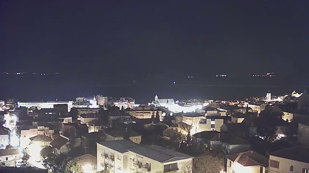 Šibenik City & Adriatic Dalmatia Coast Skyline Live Cam - Sibenik, Šibenik-Knin, Dalmatia, Croatia