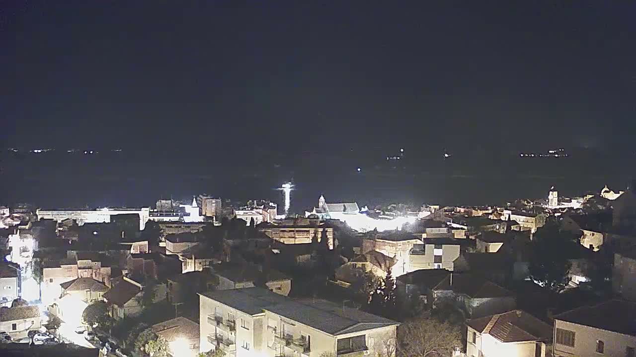 Šibenik City & Adriatic Dalmatia Coast Skyline Live Cam - Sibenik, Šibenik-Knin, Dalmatia, Croatia