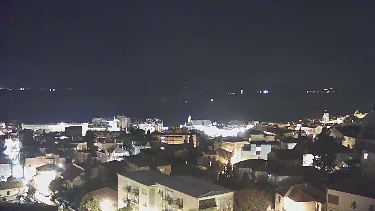 Šibenik City & Adriatic Dalmatia Coast Skyline Live Cam - Sibenik, Šibenik-Knin, Dalmatia, Croatia