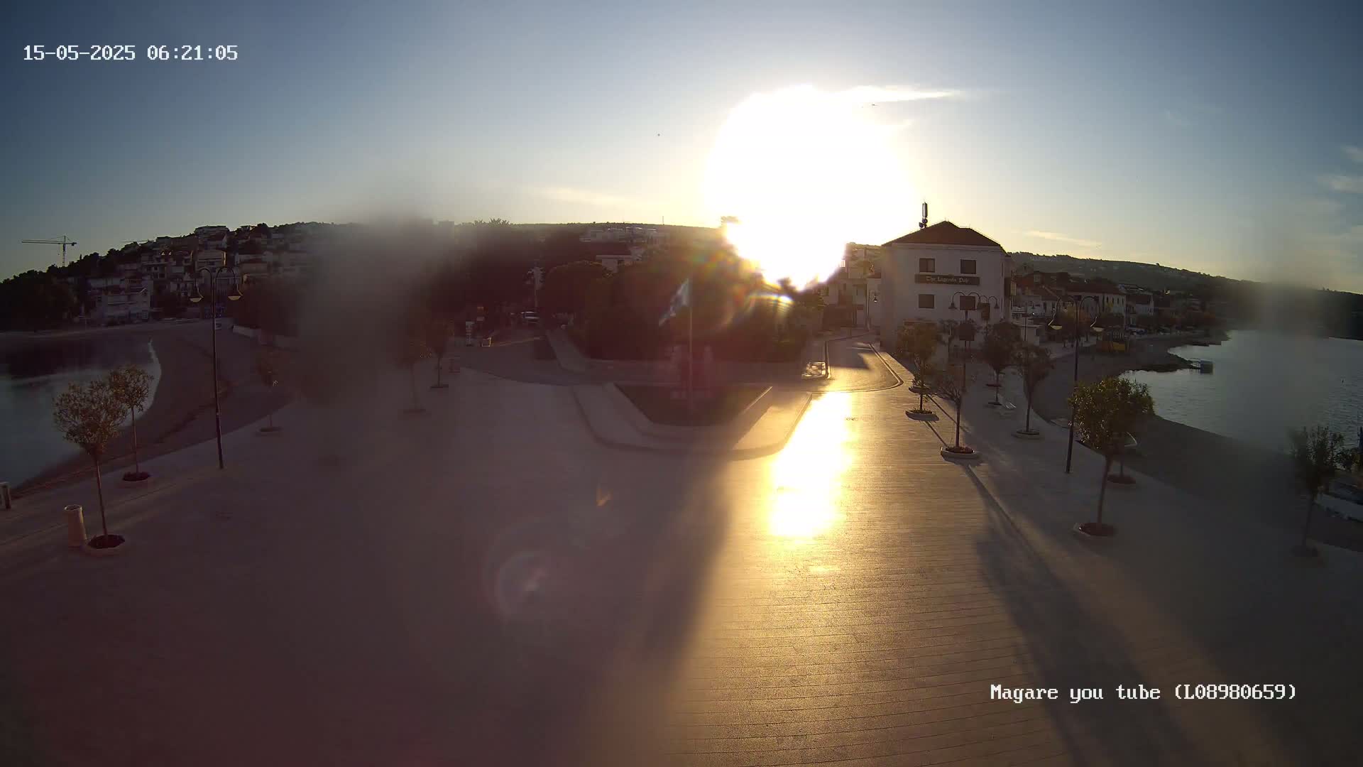 Primošten Town & Adriatic Coast Live Cam - Primosten, Općina Primošten, Šibenik-Knin, Croatia
