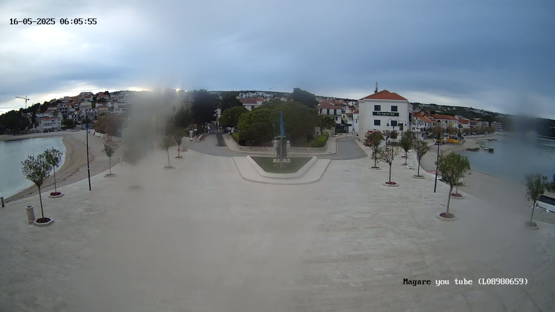 Primošten Town & Adriatic Coast Live Cam - Primosten, Općina Primošten, Šibenik-Knin, Croatia