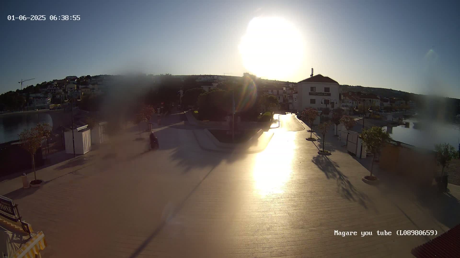 Primošten Town & Adriatic Coast Live Cam - Primosten, Općina Primošten, Šibenik-Knin, Croatia