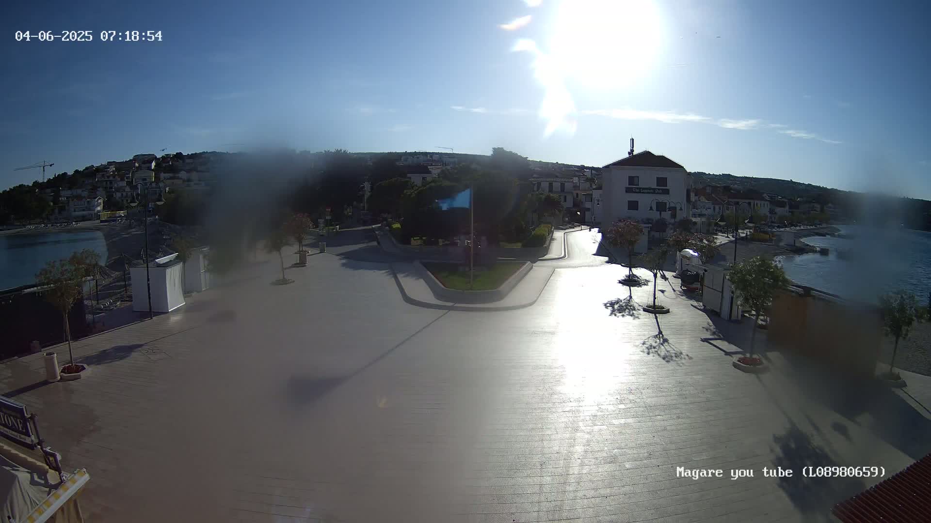 Primošten Town & Adriatic Coast Live Cam - Primosten, Općina Primošten, Šibenik-Knin, Croatia