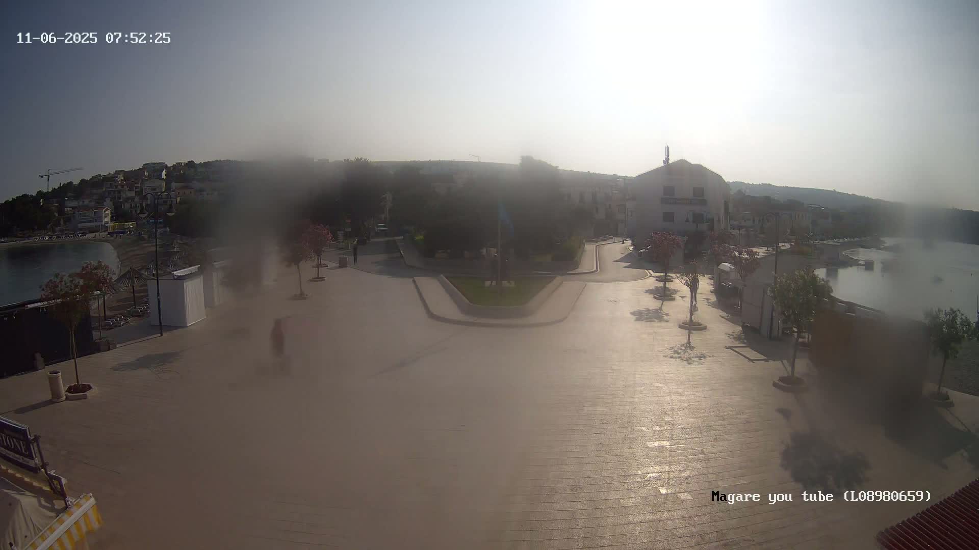 Primošten Town & Adriatic Coast Live Cam - Primosten, Općina Primošten, Šibenik-Knin, Croatia