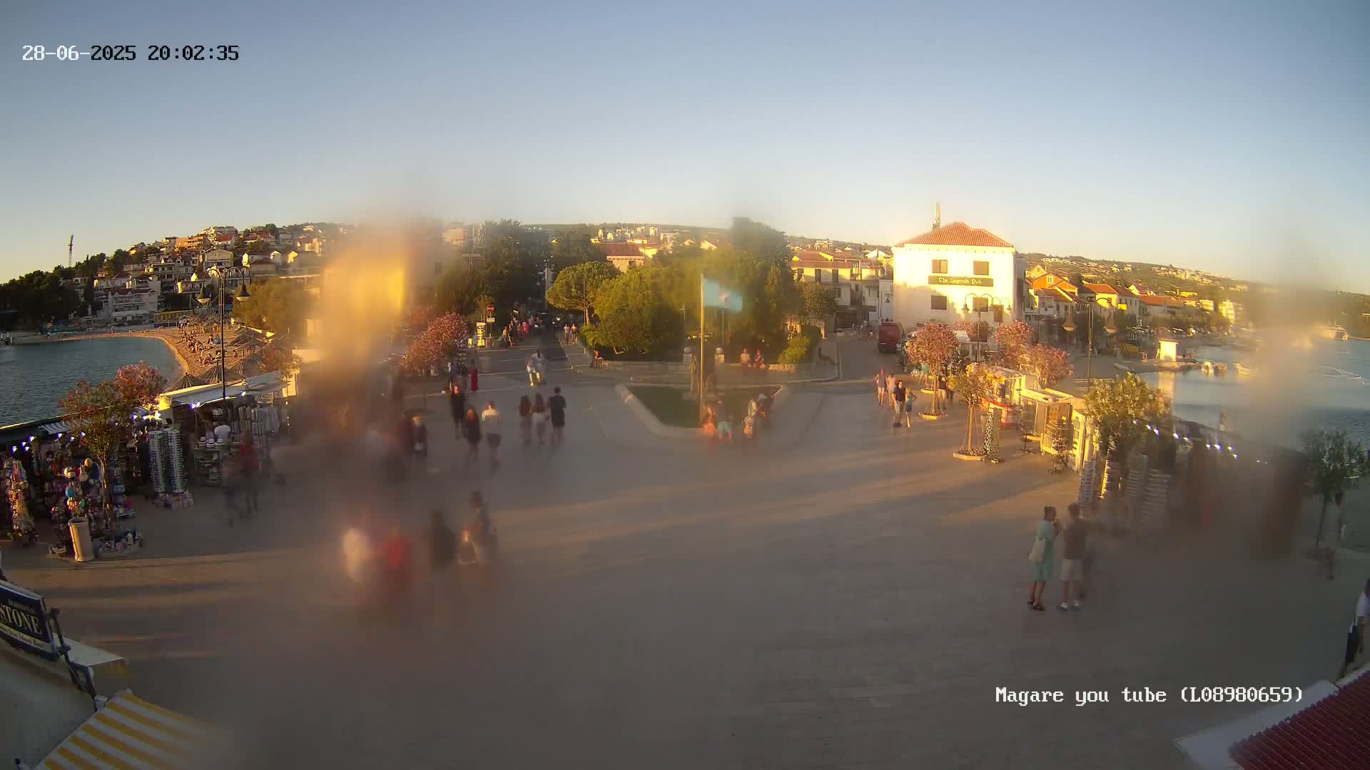 Primošten Town & Adriatic Coast Live Cam - Primosten, Općina Primošten, Šibenik-Knin, Croatia