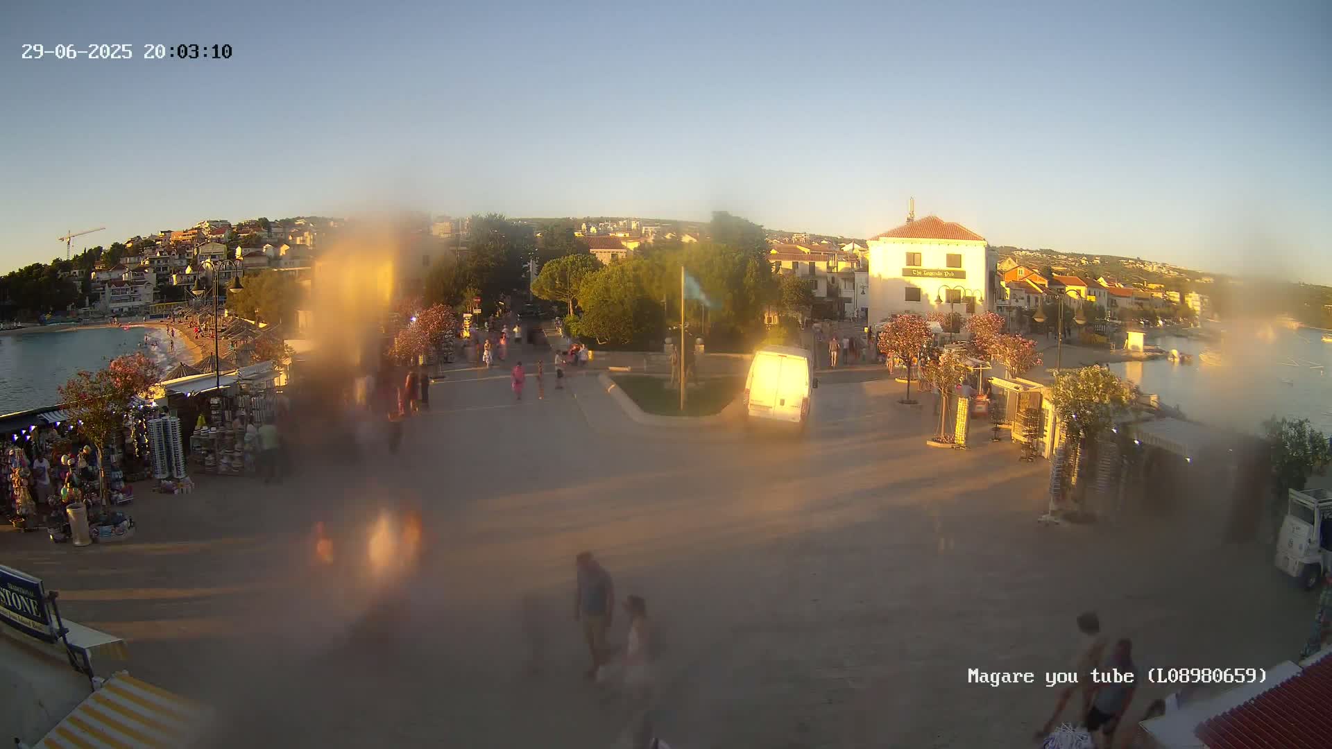 Primošten Town & Adriatic Coast Live Cam - Primosten, Općina Primošten, Šibenik-Knin, Croatia