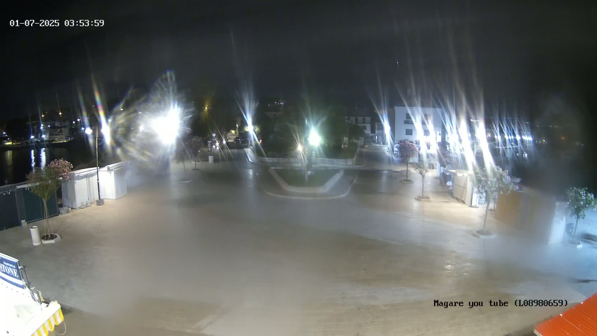 Primošten Town & Adriatic Coast Live Cam - Primosten, Općina Primošten, Šibenik-Knin, Croatia