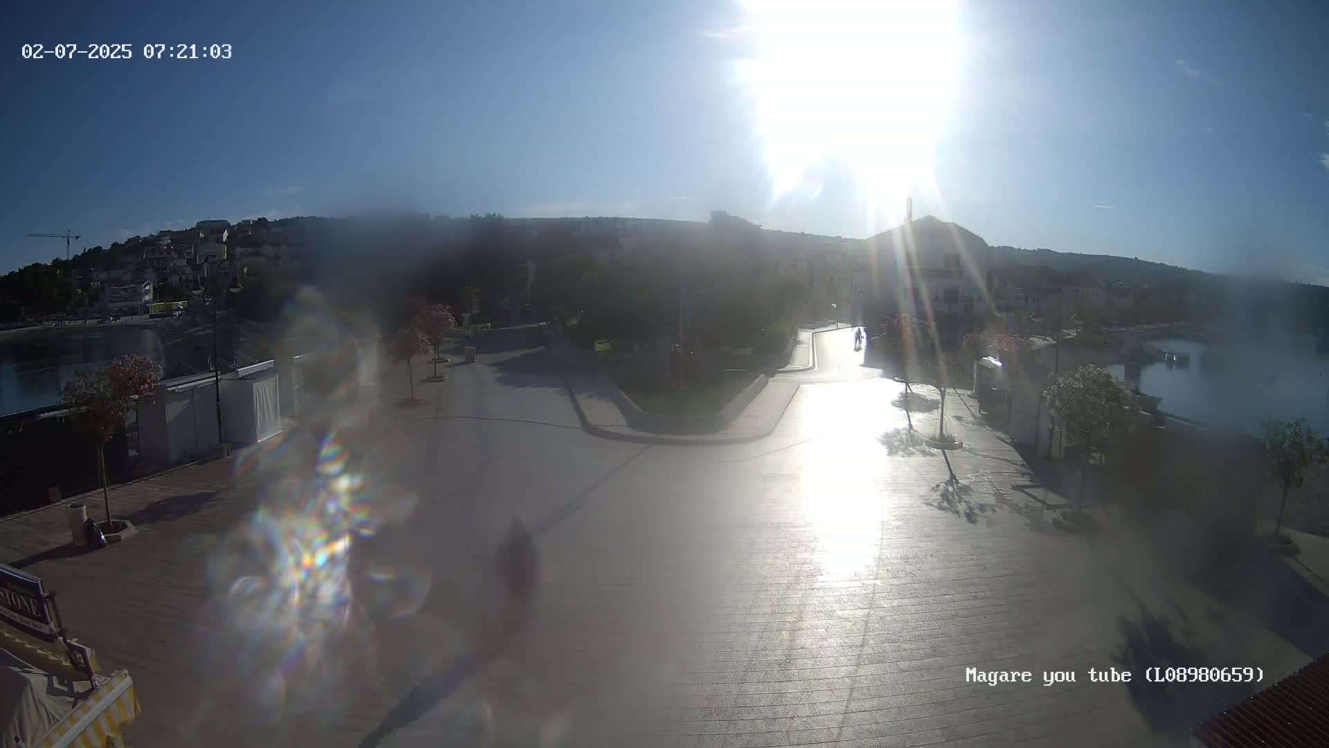 Primošten Town & Adriatic Coast Live Cam - Primosten, Općina Primošten, Šibenik-Knin, Croatia