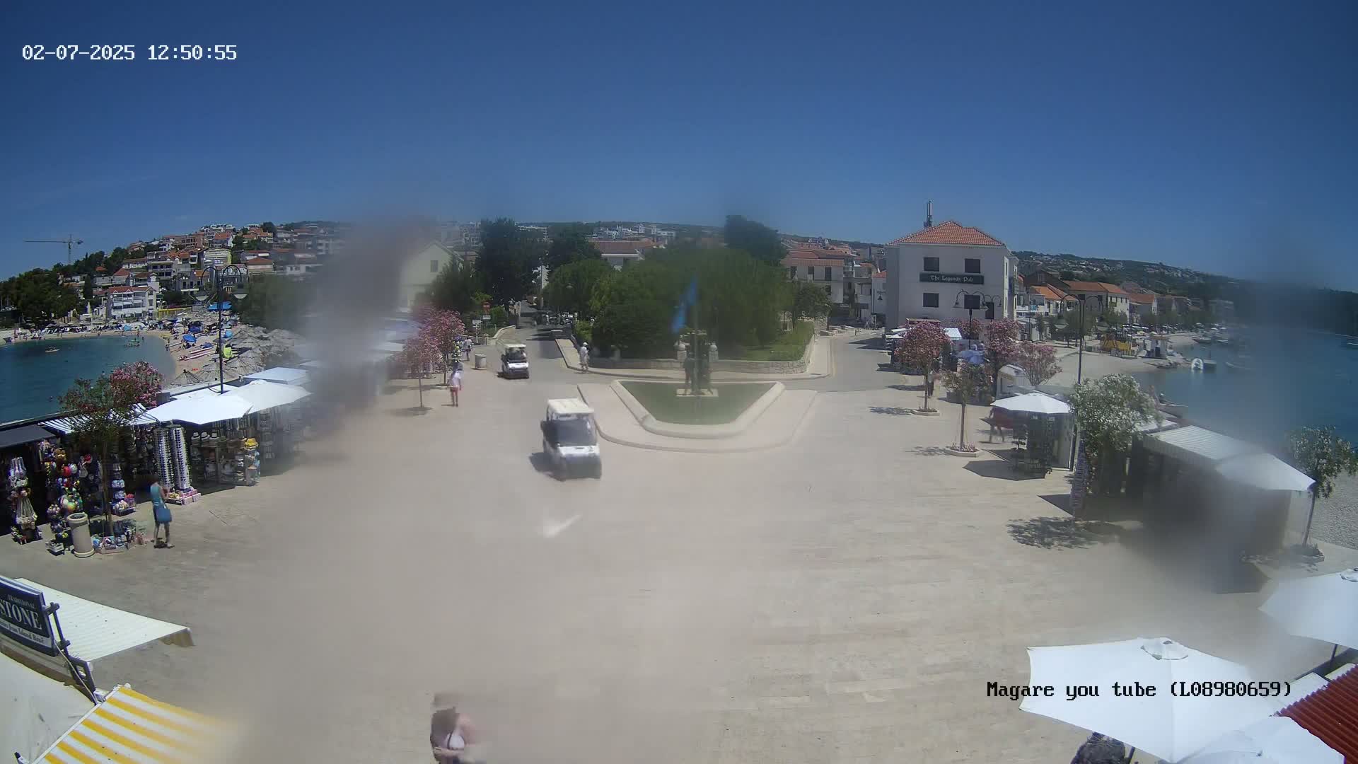 Primošten Town & Adriatic Coast Live Cam - Primosten, Općina Primošten, Šibenik-Knin, Croatia