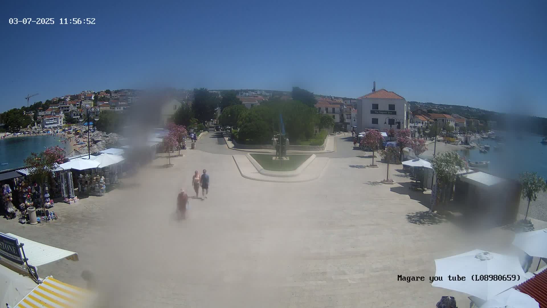 Primošten Town & Adriatic Coast Live Cam - Primosten, Općina Primošten, Šibenik-Knin, Croatia
