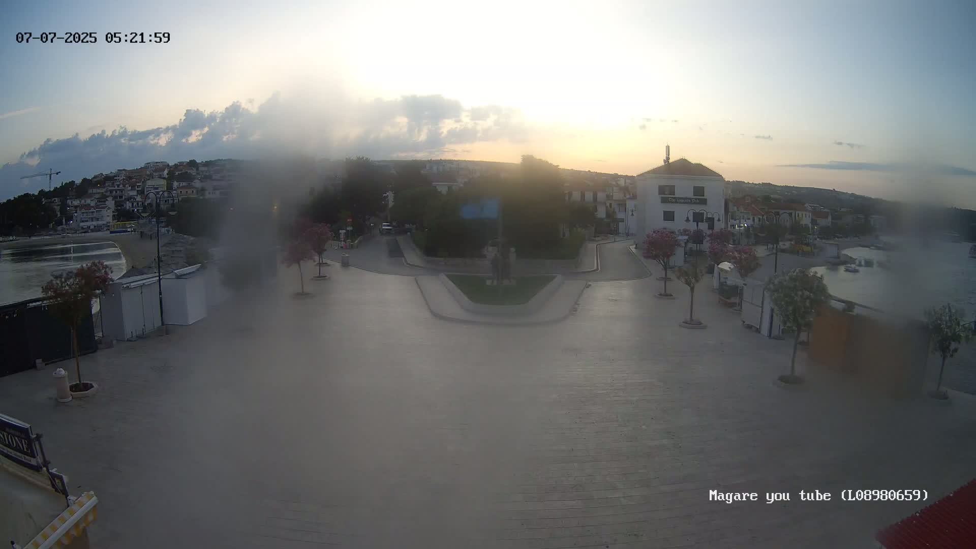 Primošten Town & Adriatic Coast Live Cam - Primosten, Općina Primošten, Šibenik-Knin, Croatia