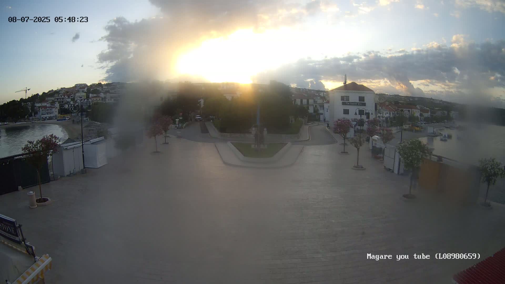 Primošten Town & Adriatic Coast Live Cam - Primosten, Općina Primošten, Šibenik-Knin, Croatia