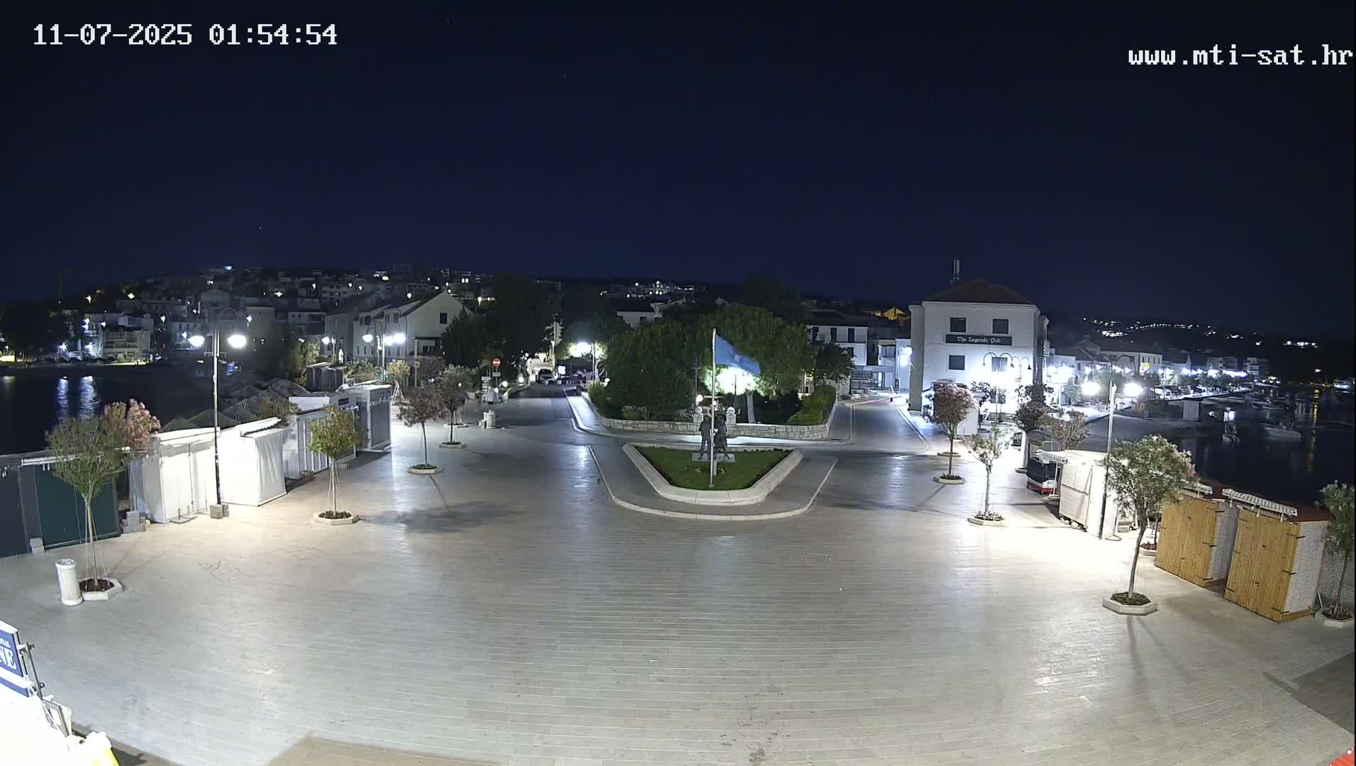 Primošten Town & Adriatic Coast Live Cam - Primosten, Općina Primošten, Šibenik-Knin, Croatia