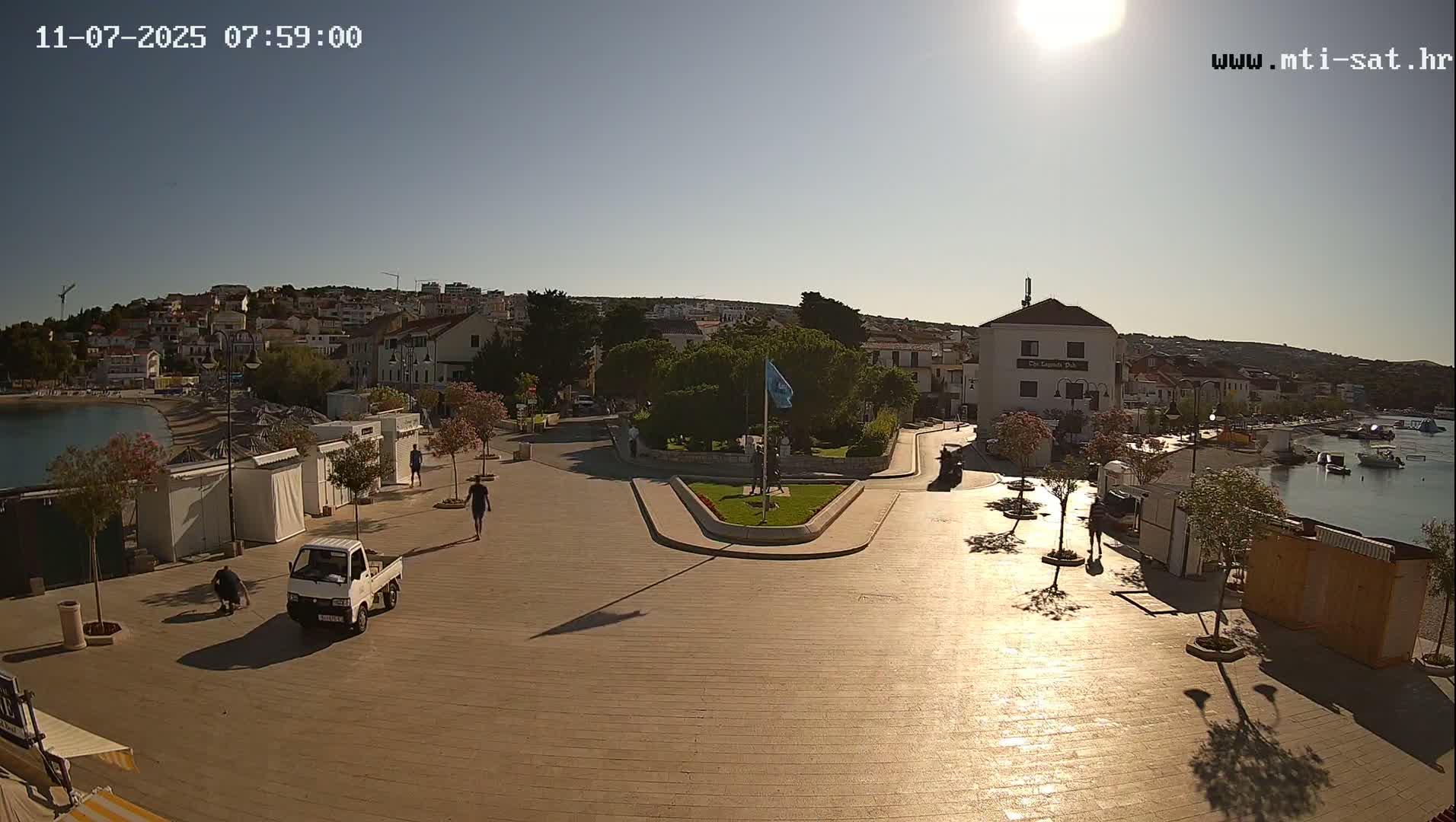 Primošten Town & Adriatic Coast Live Cam - Primosten, Općina Primošten, Šibenik-Knin, Croatia