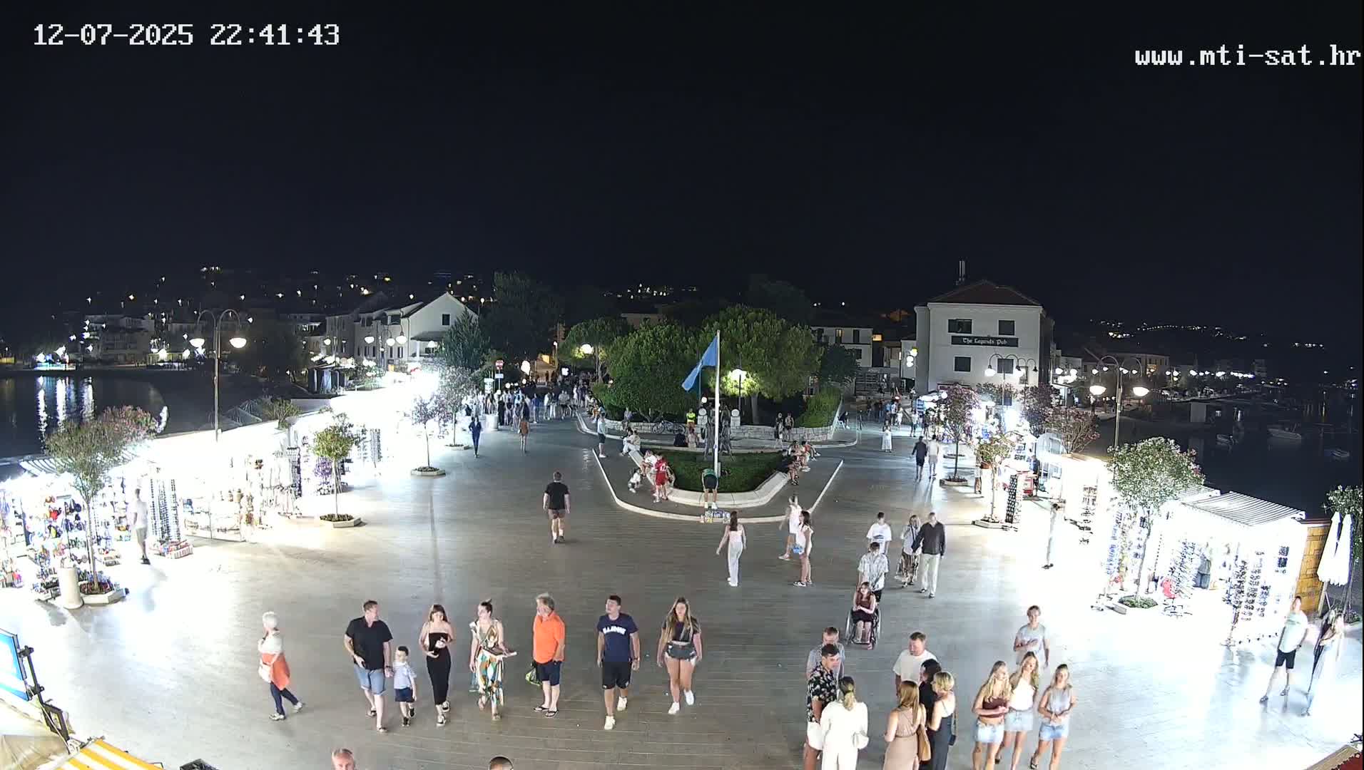 Primošten Town & Adriatic Coast Live Cam - Primosten, Općina Primošten, Šibenik-Knin, Croatia