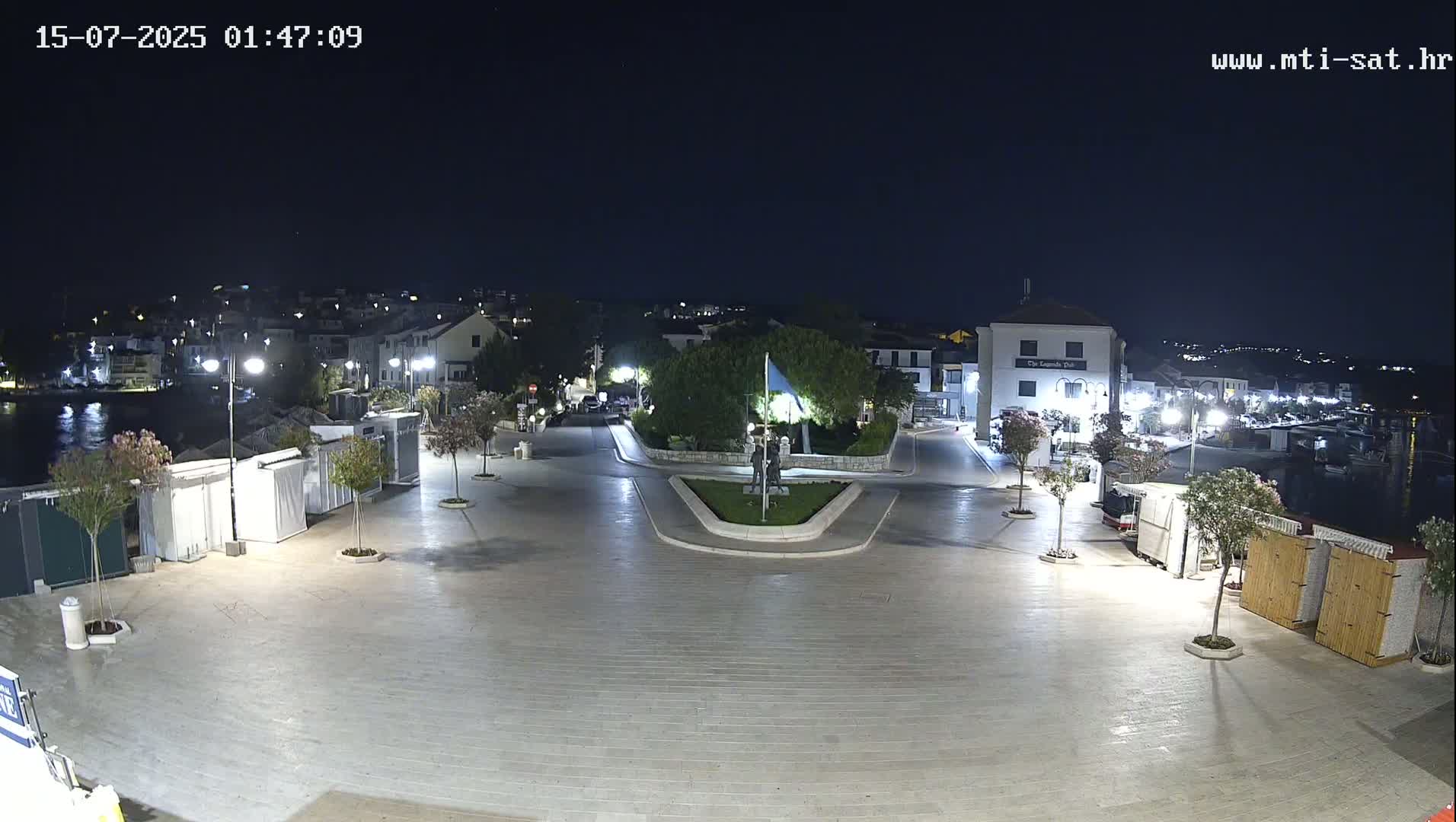 Primošten Town & Adriatic Coast Live Cam - Primosten, Općina Primošten, Šibenik-Knin, Croatia
