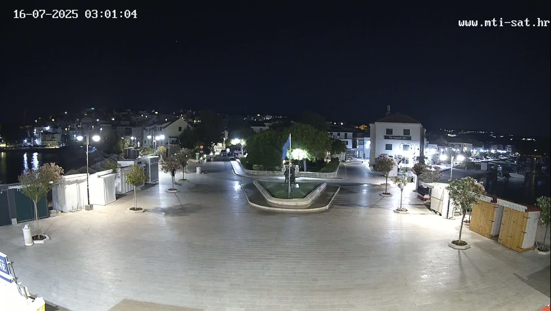 Primošten Town & Adriatic Coast Live Cam - Primosten, Općina Primošten, Šibenik-Knin, Croatia