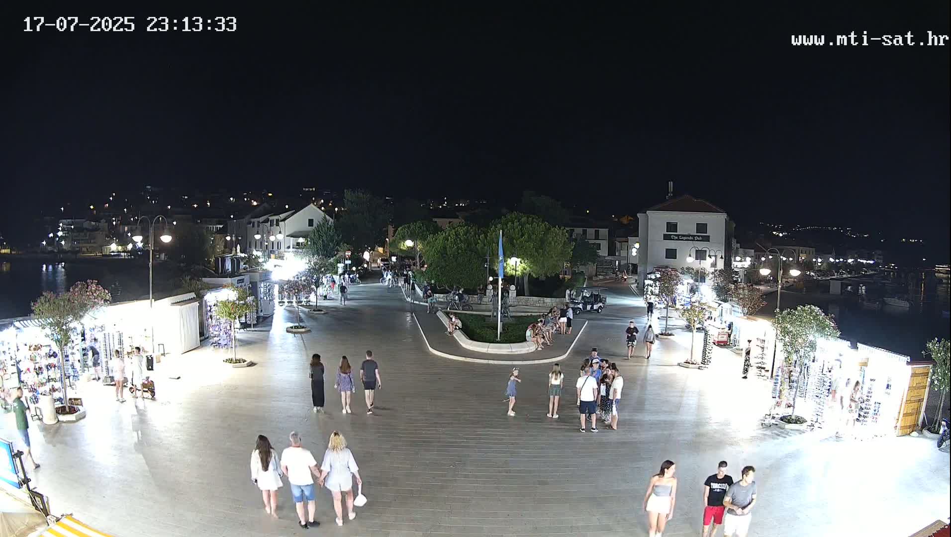 Primošten Town & Adriatic Coast Live Cam - Primosten, Općina Primošten, Šibenik-Knin, Croatia
