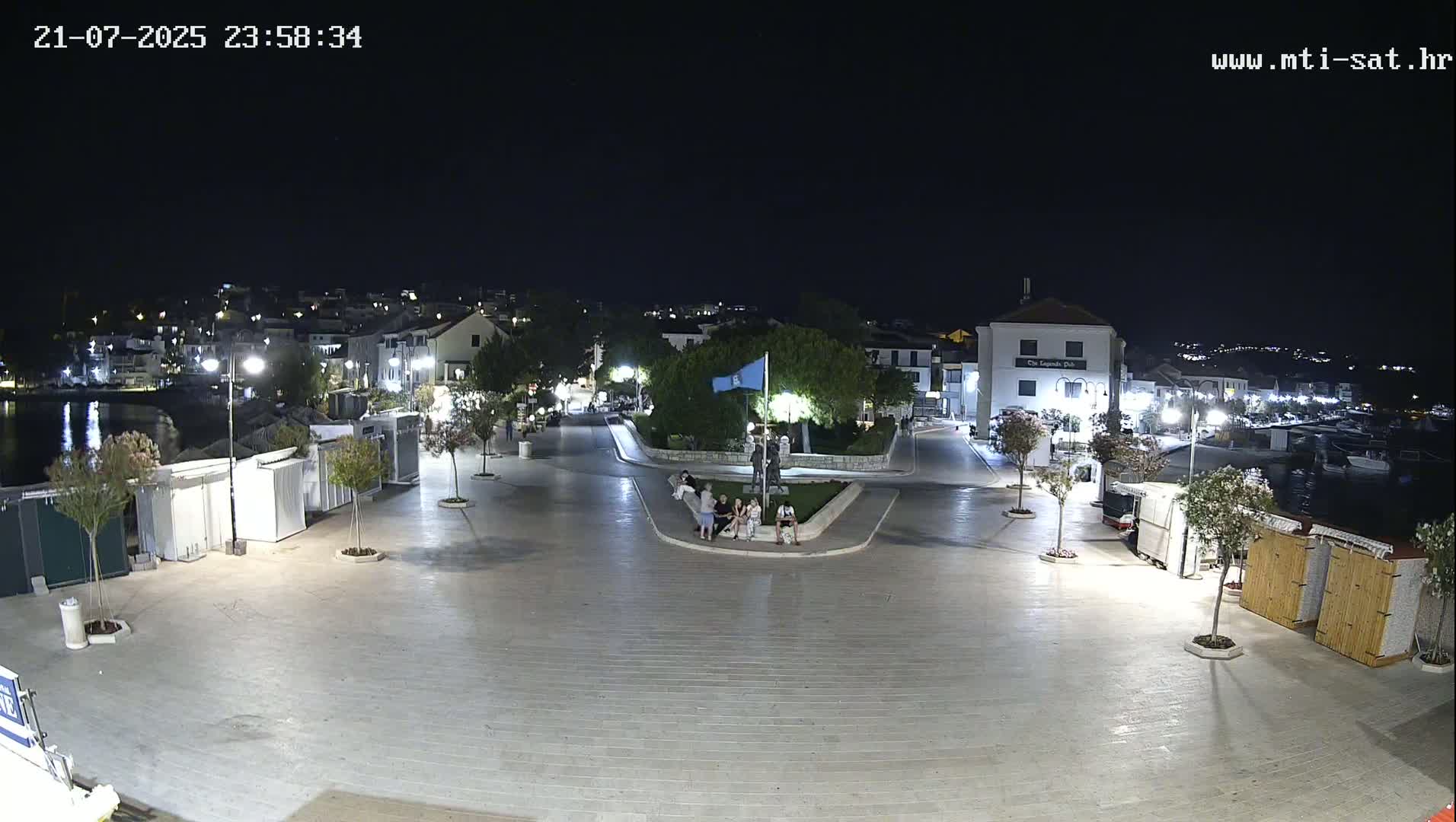 Primošten Town & Adriatic Coast Live Cam - Primosten, Općina Primošten, Šibenik-Knin, Croatia